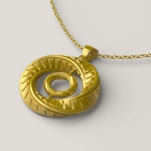 pendant 070 jewelry gold jewellery necklace silver jewel 3dprint printable 3dprinting fashion beauty gem 3d print model - Mito3D