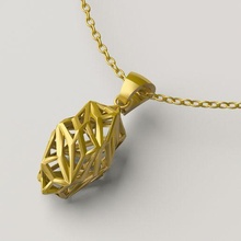 pendant 071 jewelry gold jewellery necklace silver jewel 3dprint printable 3dprinting fashion beauty 3d print model - Mito3D