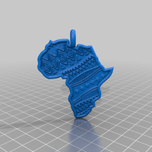 Anhänger Afrika Mode 3d print model - Mito3D