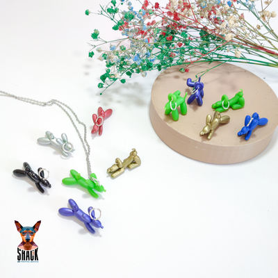 pendant balloon dog fashion charms jewels jewelry 3d print model - Mito3D