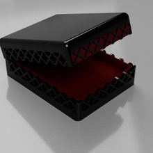 pendant case jewelry saint valentin box 3d print model - Mito3D