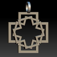 pendant cross jewelry stl jewellery free 3d print model - Mito3D