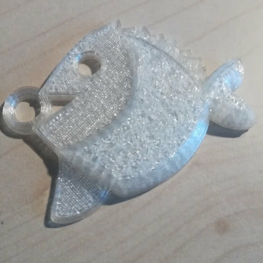 pingente peixe chaveiro moda 3D print model - Mito3D