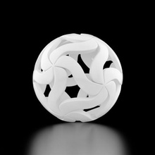 ciondolo fiore palla gioielli 3d moda la stampante art il design moderna unico 3dprinting 3dmodel 3dmodeling bella 3d print model - Mito3D