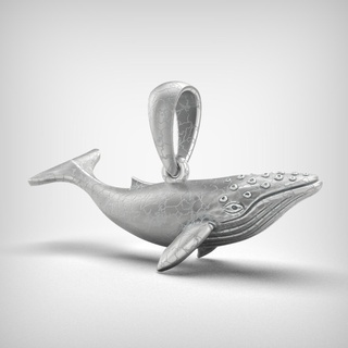 kolye p104 takı altın gümüş 3dmodel 3dprinting gergedan zbrush balina 3d print model - Mito3D