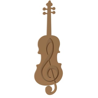 colgante pendiente violín joyería joya guitarra regalo 3d print model - Mito3D