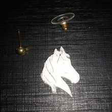 pendiente caballlo jewelry caballo 3d print model - Mito3D