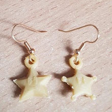 pending earring mario star jewelry 3d print model - Mito3D