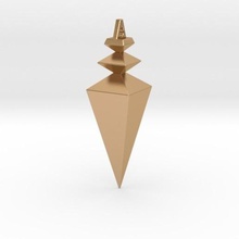 pendulum 1256 jewelry dowsing 3d print model - Mito3D