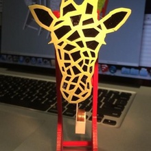 pendulum powered giraffe motion game 3d print model - Mito3D