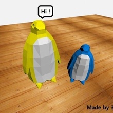 penguin animal toy 3d print model - Mito3D