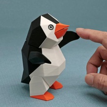 pinguino di ancoraggio gioco ghiaccio galleggiante 3d print model - Mito3D