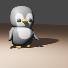 penguin animation 3d print model - Mito3D