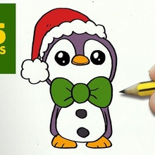 penguen kurabiye kesici Noel 3d print model - Mito3D