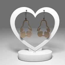 pinguino orecchini gioielleria animale disney cartone animato bello carina ragazzi bambino fan orecchino simpatico regalo ragazze orecchie 3d print model - Mito3D