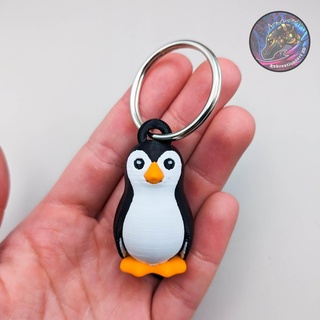 penguin keychain 3d print model - Mito3D