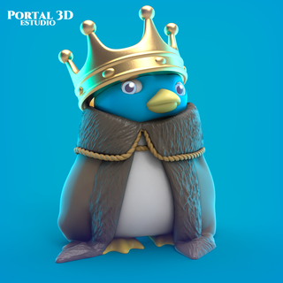 penguin king Art lumalee toad marioi mario movie kart 3d print model - Mito3D