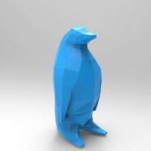 penguen low-poly oyun baskı oyuncak 3d print model - Mito3D