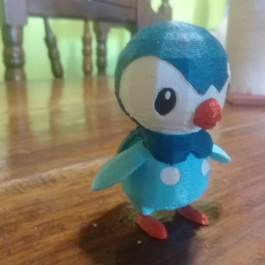 penguin not piplup game pocket moster pokemon pochama 3D print model - Mito3D