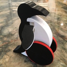 penguin pull push toy game 3d print model - Mito3D