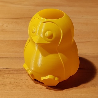 penguin vase lamp shade Home sitting baby 3d print model - Mito3D