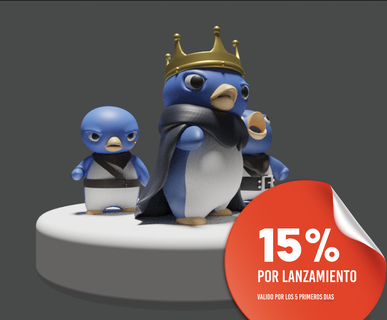 penguing king mario bros penguin king bowser mario bros mario bros movie penguing king ice toy universal small characters design peaches super mario bros nintendo collection collection  3d print model - Mito3D