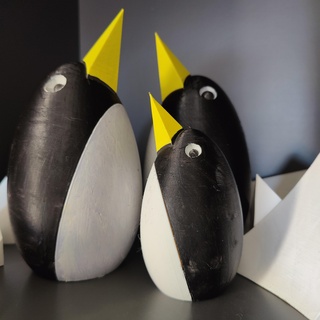 penguins penguin bird decor model cute 3d print model - Mito3D