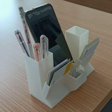 Kalemlik iş kart Kulp destek telefon 3d print model - Mito3D