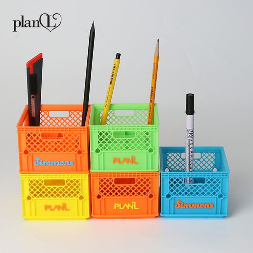 porta penna titolare supporto attrezzo scatola 3D print model - Mito3D