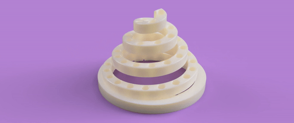titular pluma espiral hogar casa lápiz soporte bolígrafo oficina Arte colegio 3D print model - Mito3D