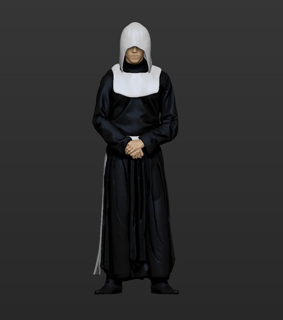 penitente semana santa art costalero virgen religion 3d print model - Mito3D