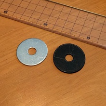 penny rondelle 32 mm od 825 id de 1,6 d'épaisseur 1,25 divers la le bricolage 3d print model - Mito3D