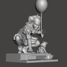 pennywise diorama 3d print model - Mito3D