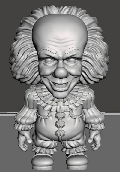 pennywise 1990 payaso eso 3d print model - Mito3D