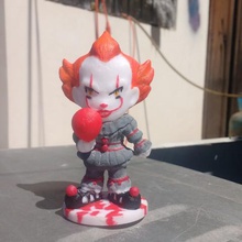 pennywise art cent carve demonic monster terror suspense balloon blood bloody clown movies figure animated horror luifer 3d print model - Mito3D