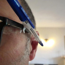 penpencil lunettes de clip la mode pendentif porte-crayon porte-stylo stylo 3d print model - Mito3D