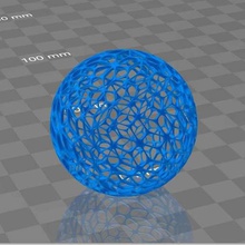 penrose come modello di palla art sculture 3d print model - Mito3D