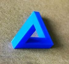 penrose triangle modeling 3d print model - Mito3D