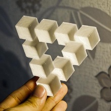 penrose üçgeni yanılsama çeşitli escher 3d 3d print model - Mito3D