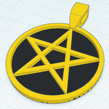 pentacles jewelry jewel pendant symbol esotericism devil amulet 3d print model - Mito3D
