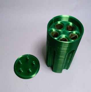 pentacono envasador marijuana hierba 420 fumar articulación 3d print model - Mito3D