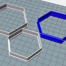 pentagon kitx3 cookie cutter home sharp masses 3d print model - Mito3D