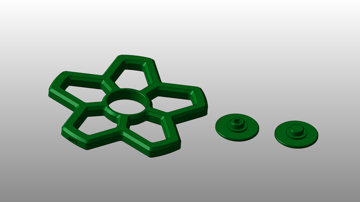 pentagon spinner spiel zappeln spielzeug geburtstag geschenk entspannen depression linderung 3d print model - Mito3D