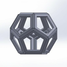 pentagonal prism art 3d print model - Mito3D