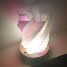 pentagram lamp home house household things lampshade led light lightning 3d print model - Mito3D