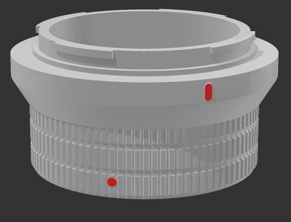pentax pk nikon z adapter k lens 3D print model - Mito3D