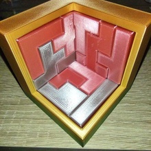 pentomino 6x10 3d puzzle gioco rettangolo cervello teaser logica forme ragazzi bambini adulti divertimento 5 omino 3d print model - Mito3D