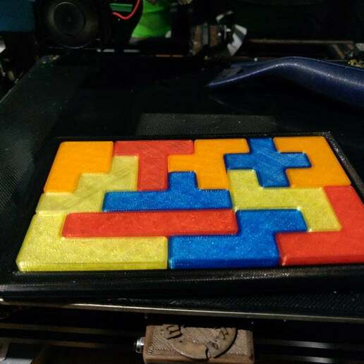 Pentomino Pentominoes Spielzeug 3D print model - Mito3D