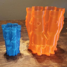 les gens de la lampe maison fleur pot vase fleurs l'abat-jour abat-jour spirale mode vases d'impression 3d print model - Mito3D
