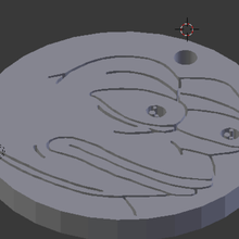 pepe monkas keychain game twitch emote feels 3d print model - Mito3D